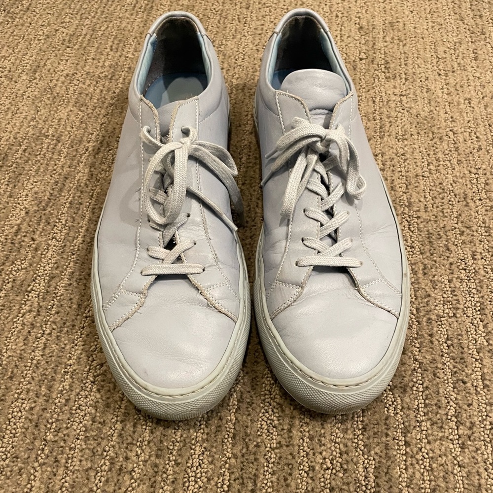 Common Project Achilles Sneakers Baby Blue Size:43 - Picture 2 of 4
